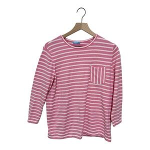 J. McLaughlin Striped Sweatshirt Size M